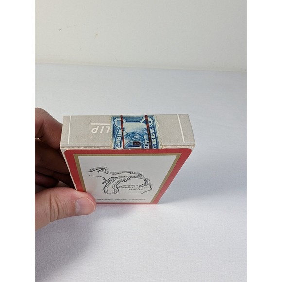 Vintage State of Michigan Remembrance Playing Cards Northern Supply Company - Picture 6 of 6